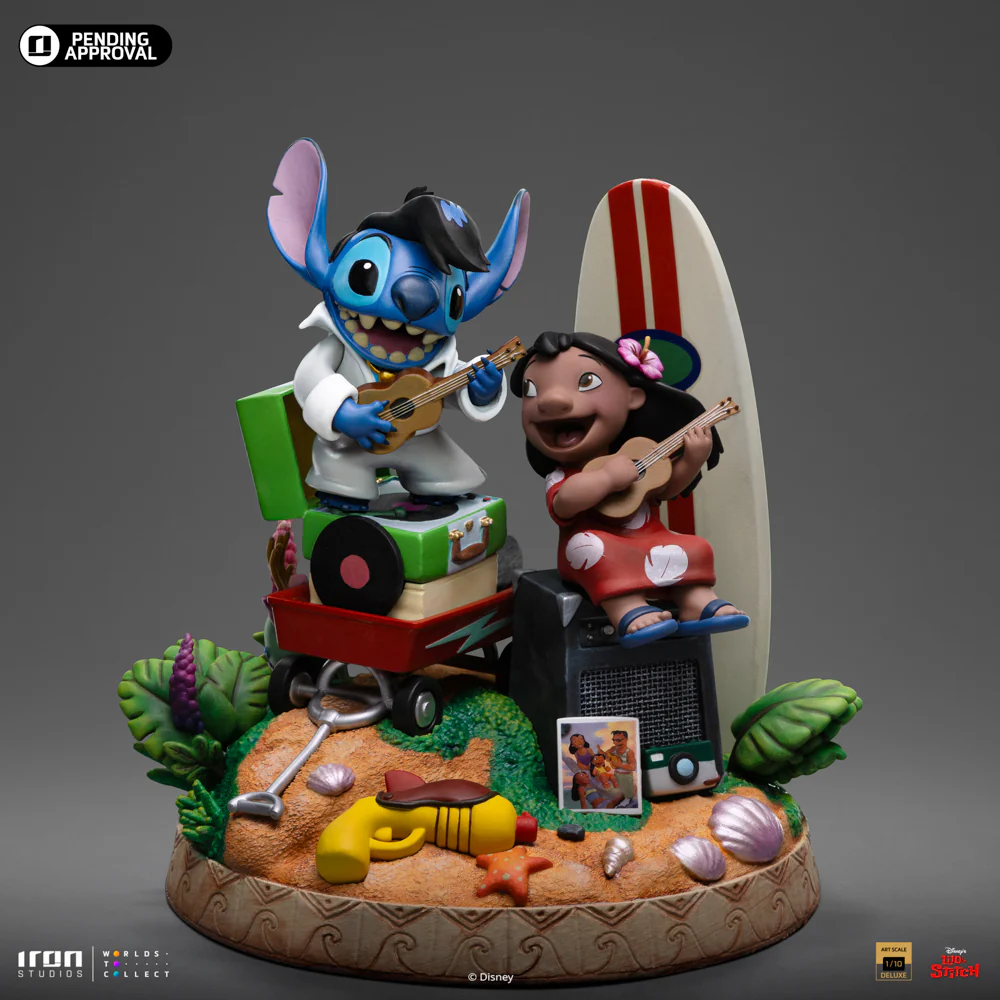 Statue Lilo and Stitch Deluxe Disney Classics Art Scale 1/10 Iron Studios - Image 5