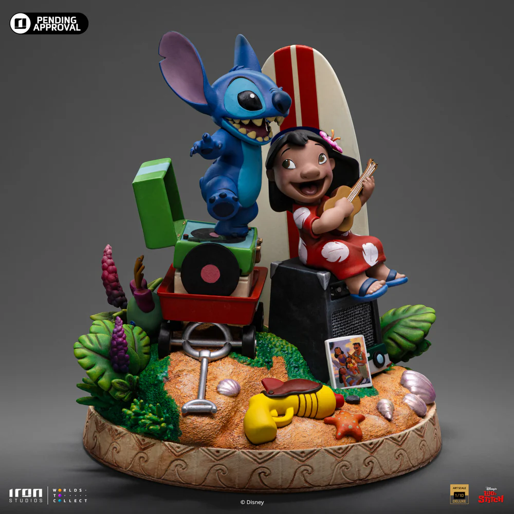 Statue Lilo and Stitch Deluxe Disney Classics Art Scale 1/10 Iron Studios - Image 9