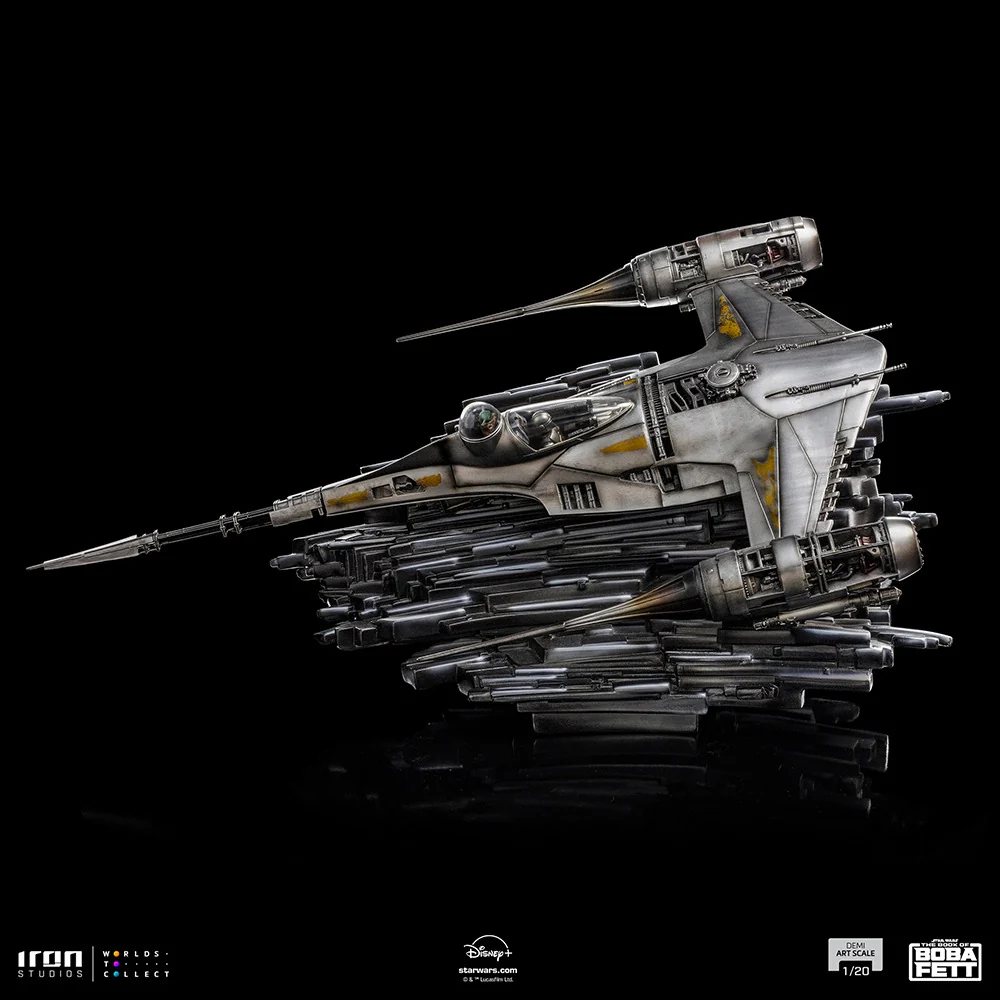 Mando's N1 Starfighter Star Wars: The Book of Boba Fett Demi Art Scale 1/20 Iron Studios - Image 3