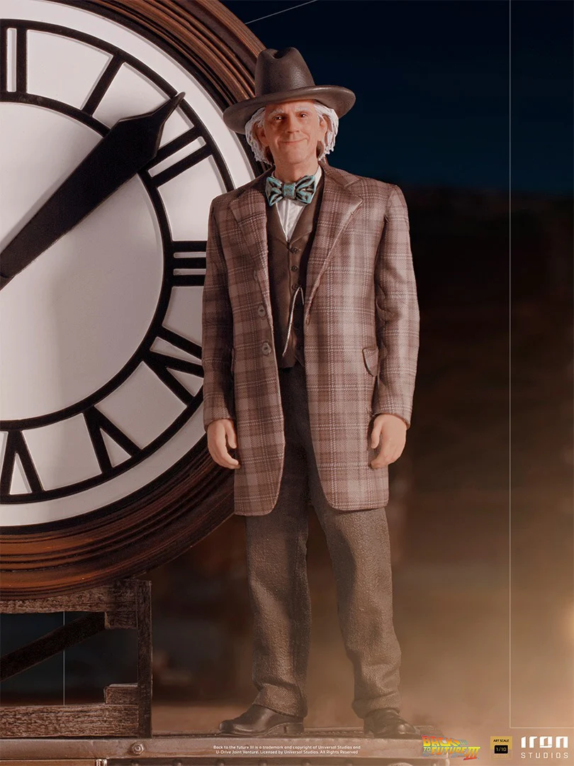Marty and Doc at the Clock  Back to the Future  Art Scale 1/10  Iron Studios - Image 5