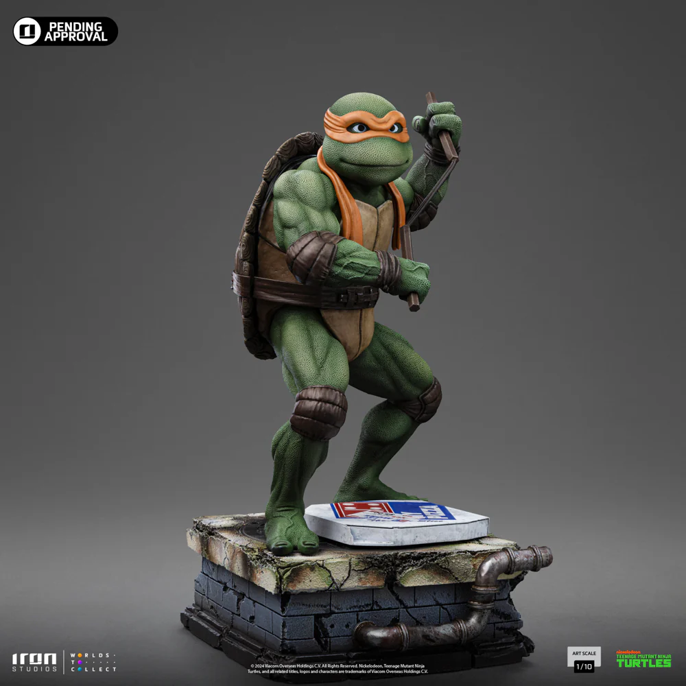Statue Michelangelo  TMNT Movie  Art Scale 1/10  Iron Studios - Image 5