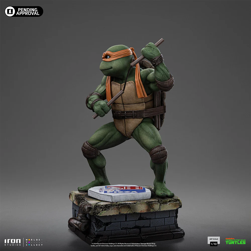 Statue Michelangelo  TMNT Movie  Art Scale 1/10  Iron Studios - Image 7