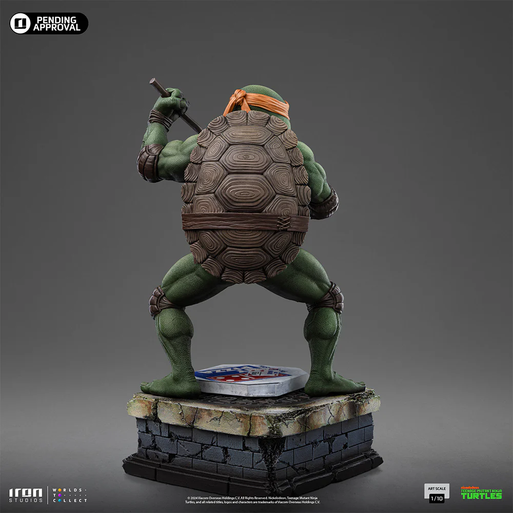 Statue Michelangelo  TMNT Movie  Art Scale 1/10  Iron Studios - Image 8