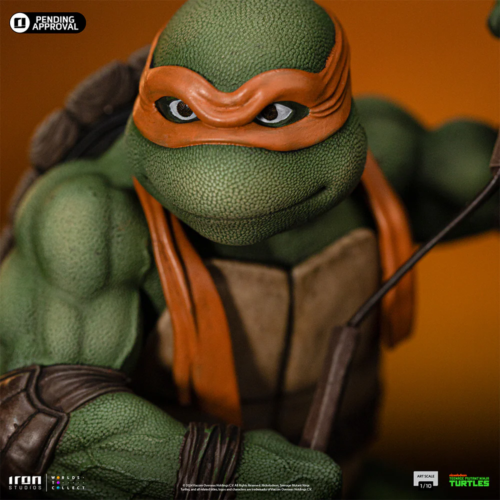 Statue Michelangelo  TMNT Movie  Art Scale 1/10  Iron Studios - Image 9
