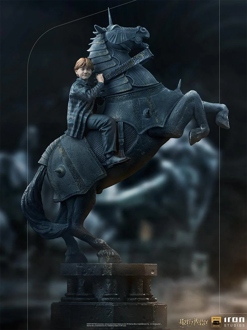 Ron Weasley at the Wizard Chess Harry Potter Art Scale 1/10 Iron Studios - Image 3