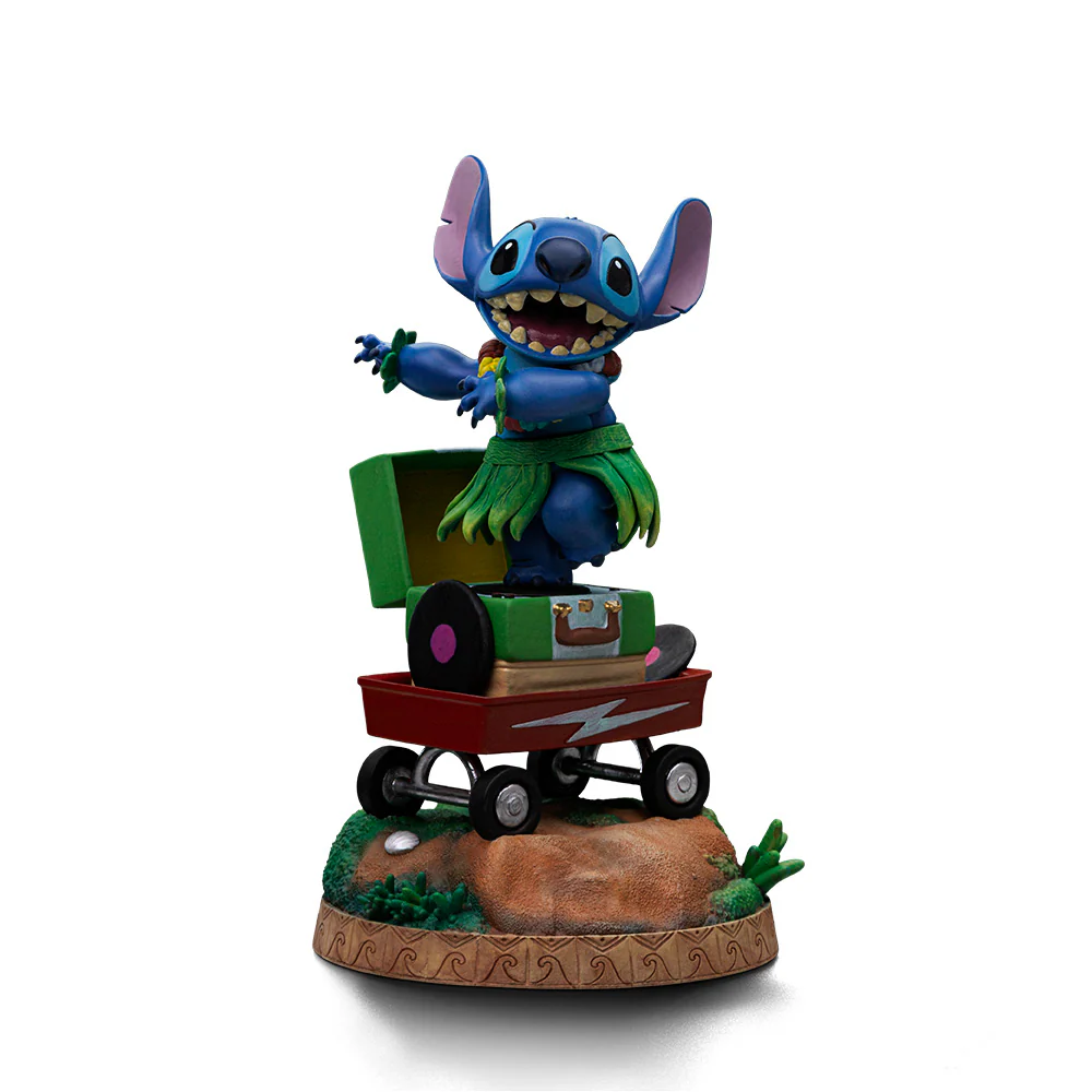 Statue Stitch (Hula Version)  Lilo and Stitch  Art Scale 1/10  Iron Studios - Image 3
