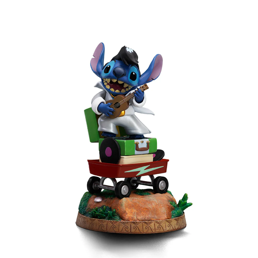 Statue Stitch (King of Rock Version) Lilo and Stitch Art Scale 1/10 Iron Studios - Image 4