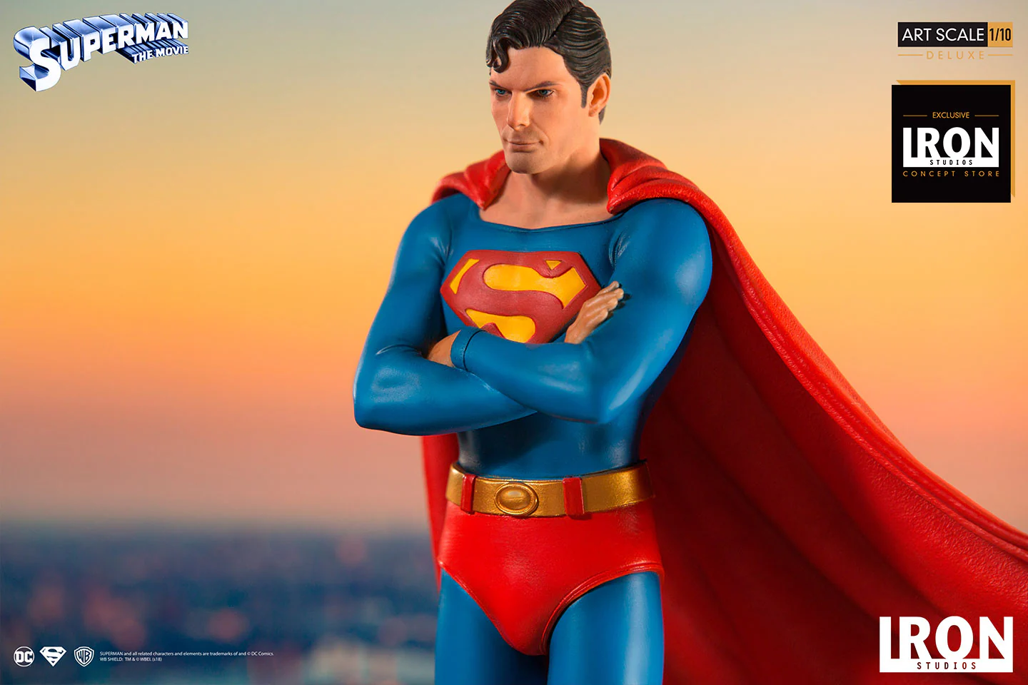 Statue Superman: The Movie 1978 Deluxe - DC - Art Scale 1/10 - Iron Studios - Image 6