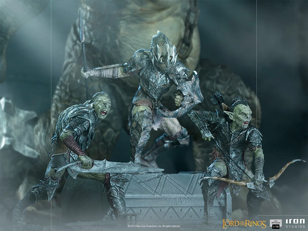 Swordsman Orc The Lord of the Rings Art Scale 1/10 Iron Studios - Image 4
