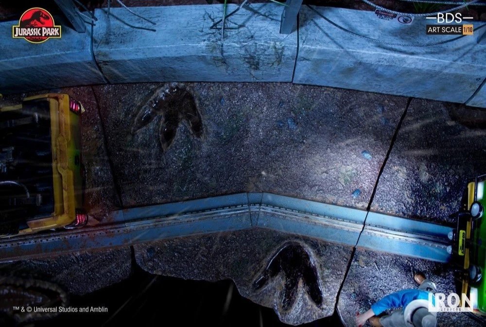 Statue T-Rex Attack - BDS - Art Scale - 1/10 - Jurassic Park - Set A/B - Iron Studios - Image 6