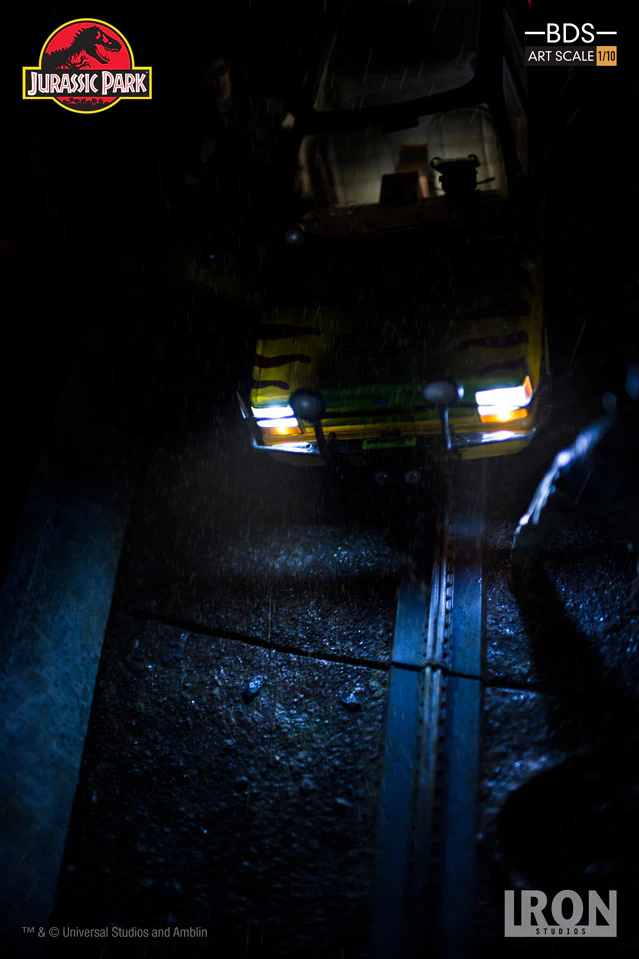 Statue T-Rex Attack - Jurassic Park (SET B) - BDS Art Scale 1/10 - Iron Studios - Image 4