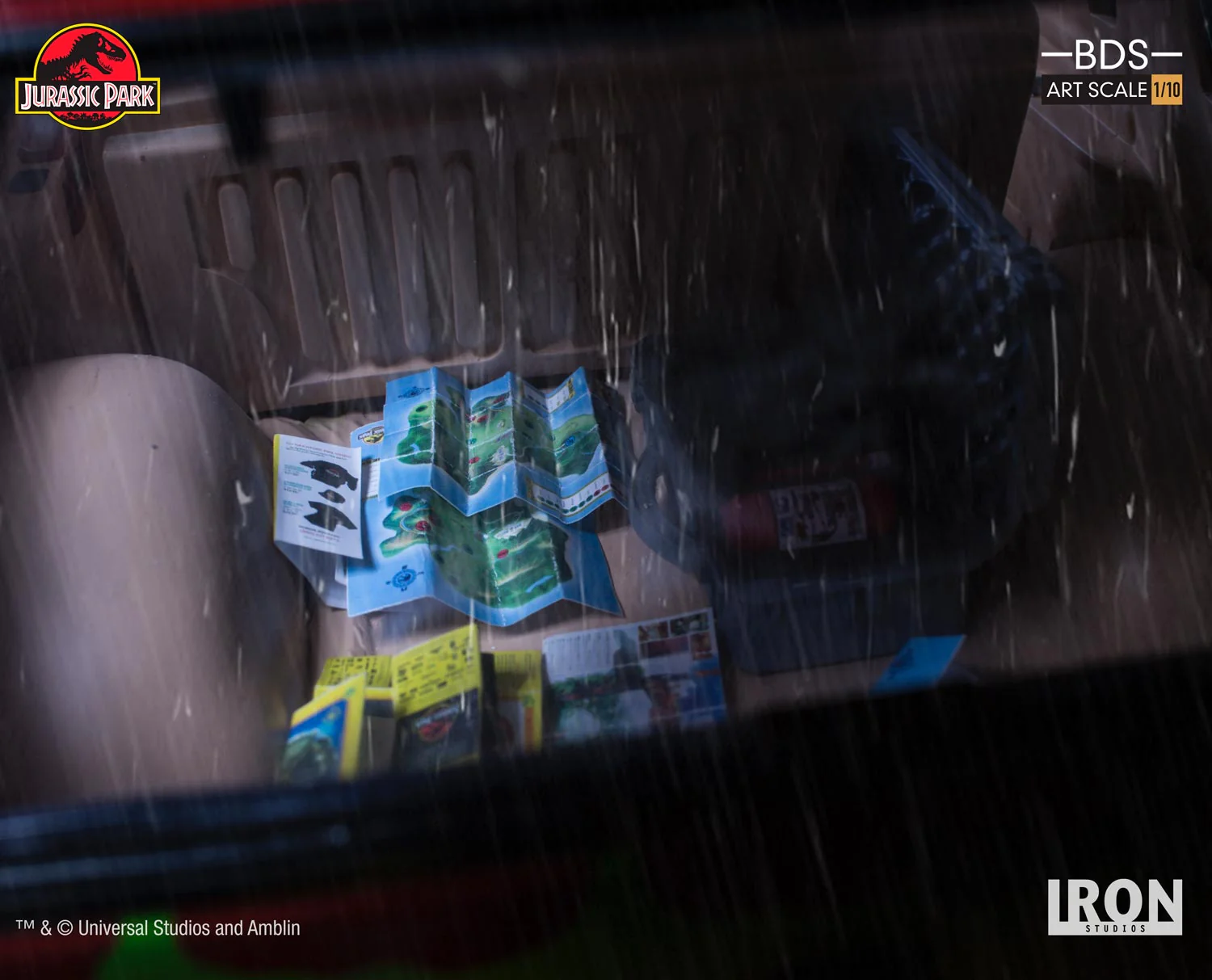 Statue T-Rex Attack - Jurassic Park (SET B) - BDS Art Scale 1/10 - Iron Studios - Image 6