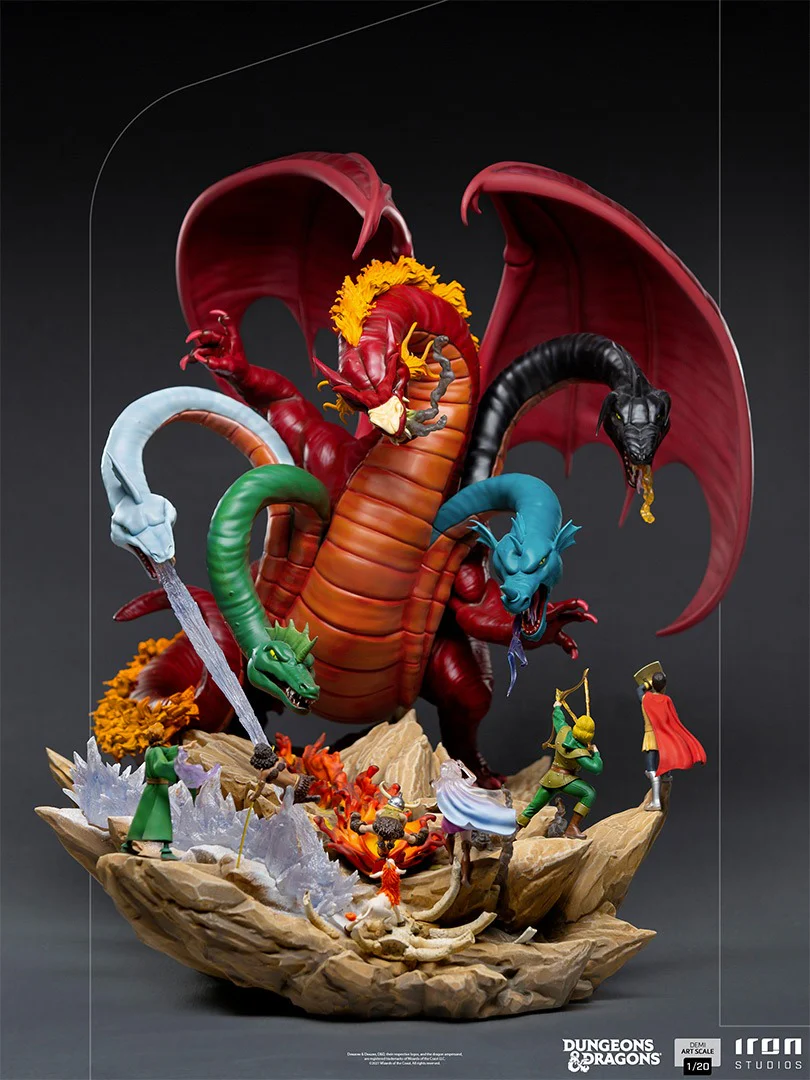 Tiamat Battle Diorama - Dungeons and Dragons - Demi Art 1/20 - Iron Studios - Image 12