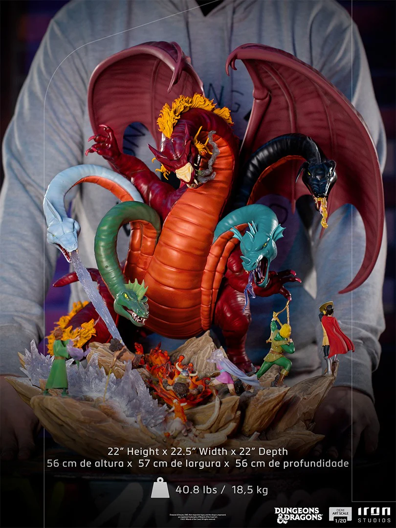 Tiamat Battle Diorama - Dungeons and Dragons - Demi Art 1/20 - Iron Studios - Image 13