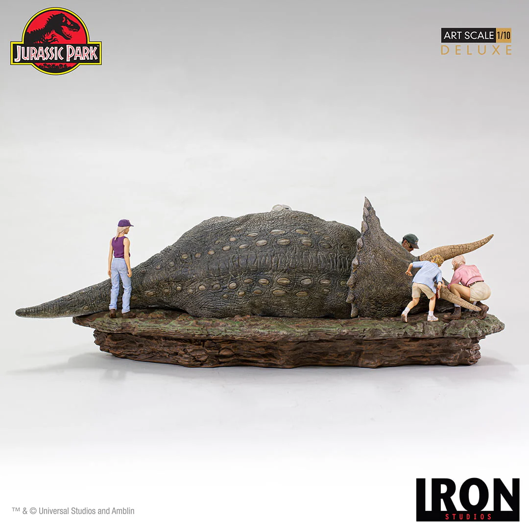 Triceratops Diorama - Jurassic Park - Art Scale 1/10 - Iron Studios - Image 4