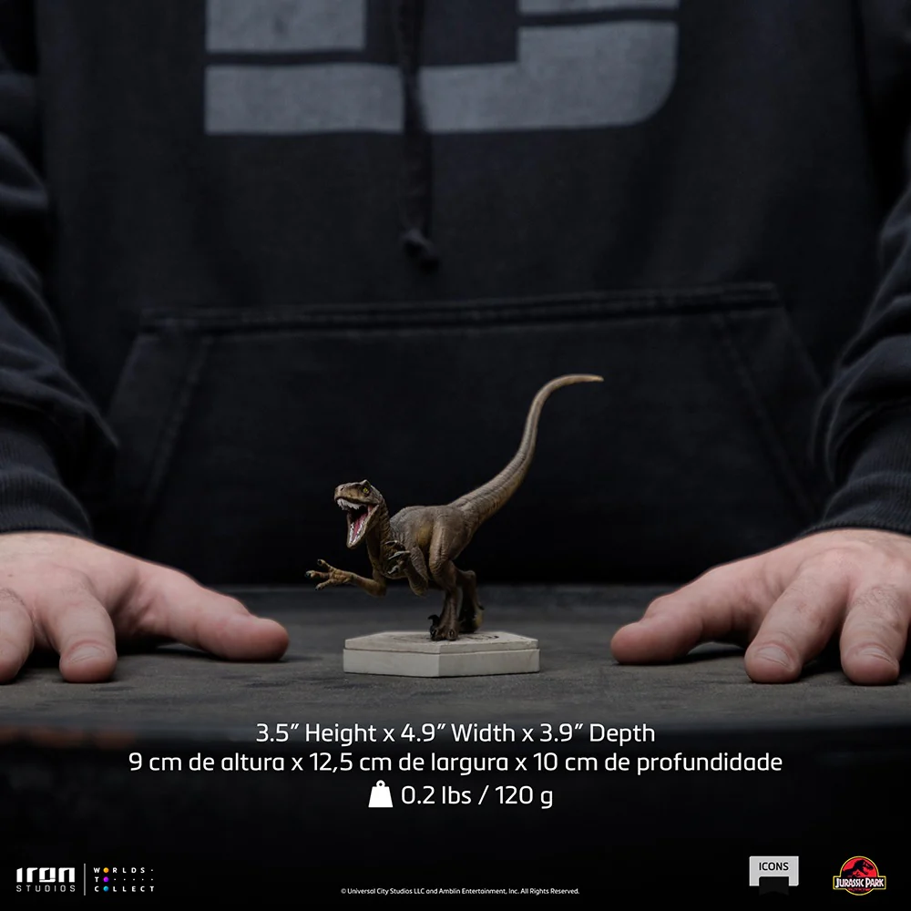 Velociraptor A - Jurassic Park - Icons - Iron Studios - Image 10