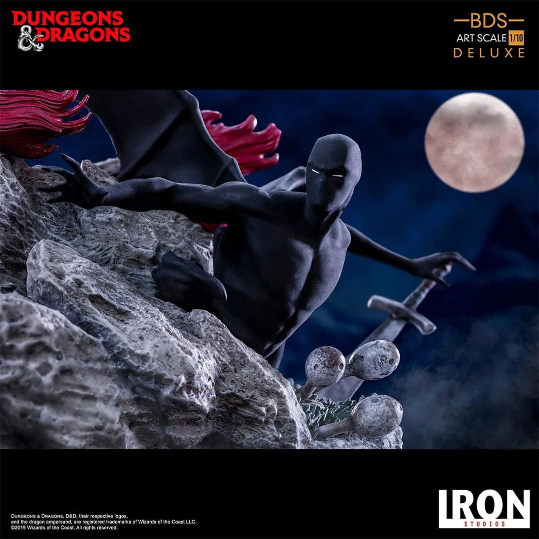 Statue Venger With NIghtmare & Shadow Demon Deluxe - Dungeons & Dragons - Art Scale 1/10 - Iron Studios - Image 3