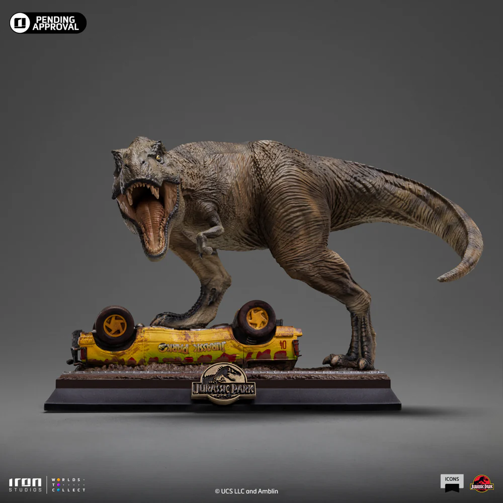 Pre-Order - Statue T-Rex Attack - Jurassic Park - Icons - Iron Studios - Image 3