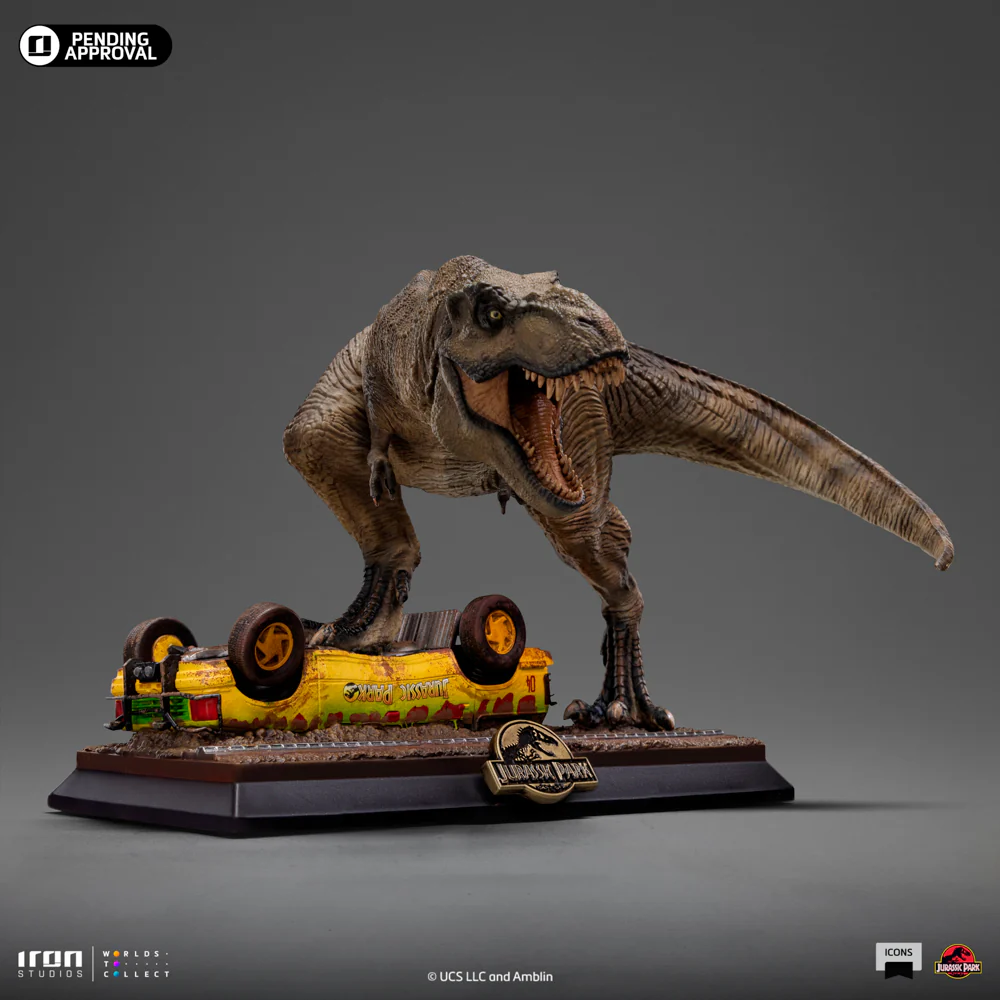 Pre-Order - Statue T-Rex Attack - Jurassic Park - Icons - Iron Studios - Image 4