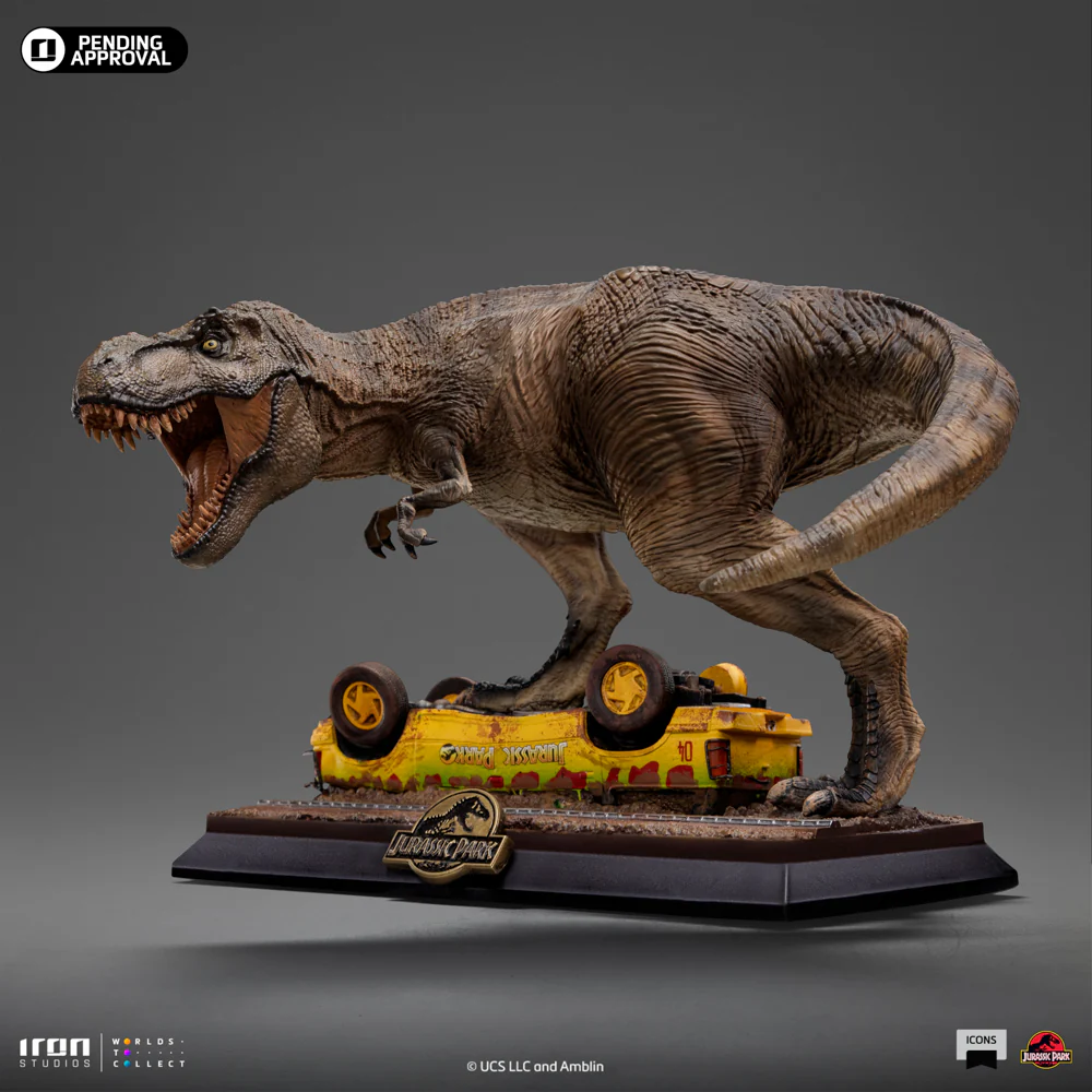 Pre-Order - Statue T-Rex Attack - Jurassic Park - Icons - Iron Studios - Image 5
