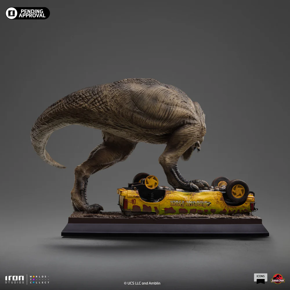Pre-Order - Statue T-Rex Attack - Jurassic Park - Icons - Iron Studios - Image 6