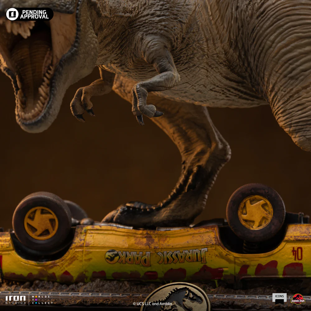 Pre-Order - Statue T-Rex Attack - Jurassic Park - Icons - Iron Studios - Image 9